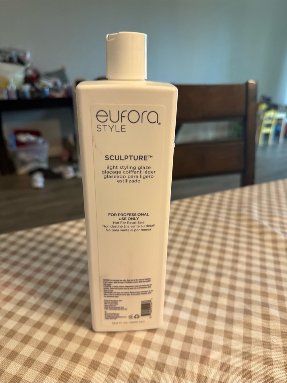 Eufora Style Sculpture Light Styling Glaze - White Bottle
